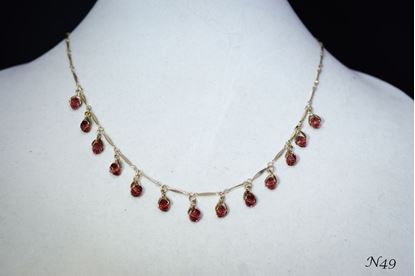 Charming Siam crystal drops