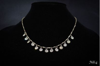 Crystal rhinestone charms pendant necklace 