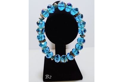 Aquamarine Chinese Crystal Bracelet