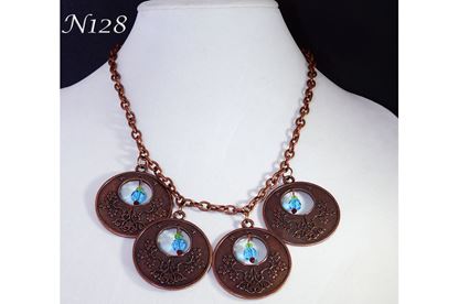 Copper Gem Pendant Medley Necklace
