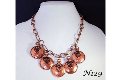 Copper Grapes Pendant Medley Necklace